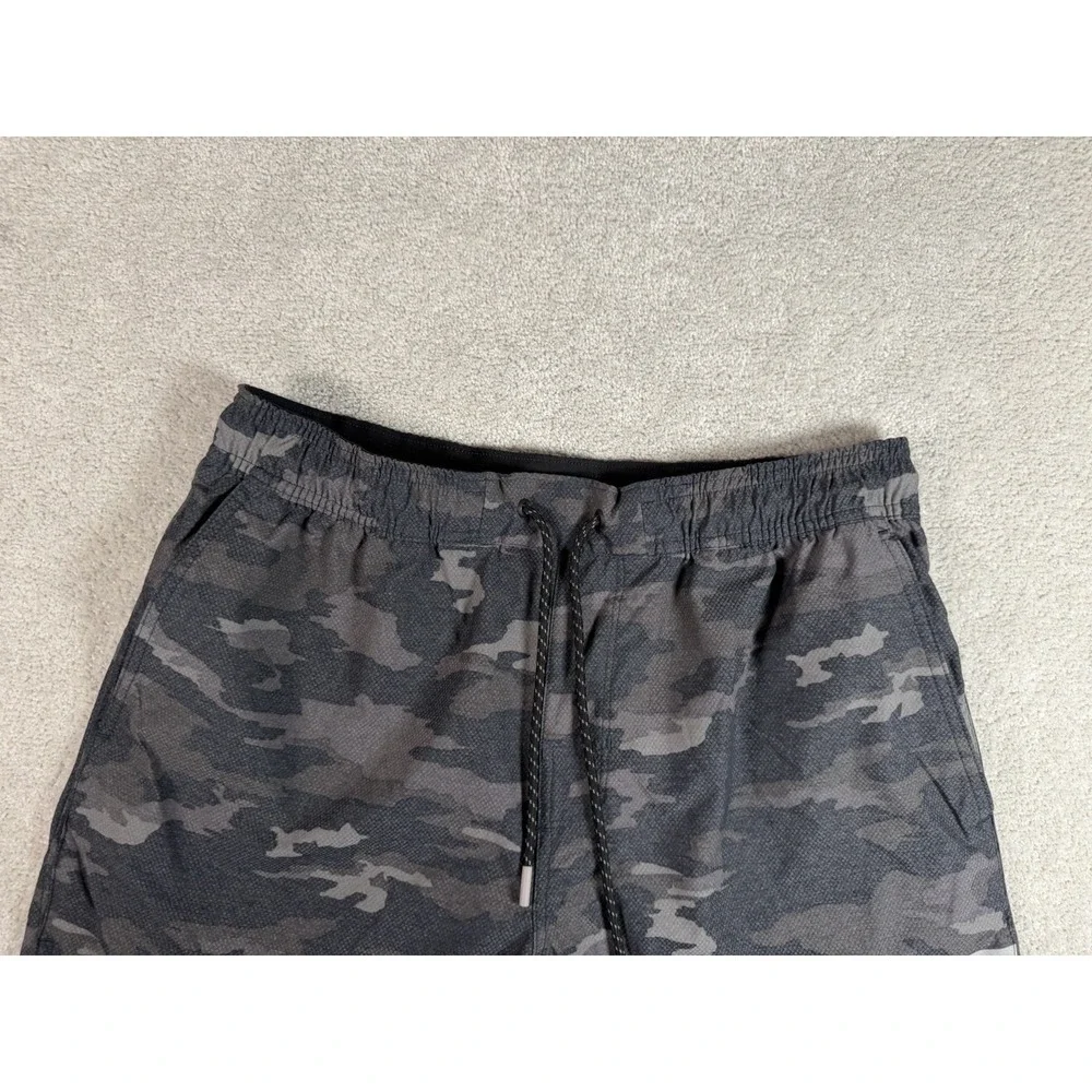 Legends Shorts Mens Large Camo Luka Lined Performance Stretch Gym Workout Active